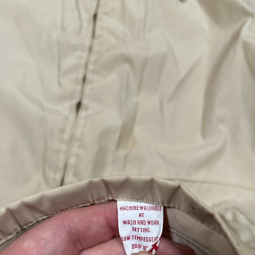 Vintage McGregor Jacket 44 Beige Drizzler Full Zip USA Talon Stains - Picture 8 of 11